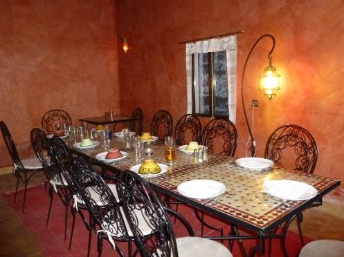 kasbah la cigogne Hotel ouarzazate Riad ouarzazate :  Restaurant